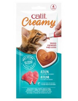 CATIT Creamy Snack Atún 4x10g