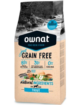 OWNAT JUST Grain Free Trout 14kg 