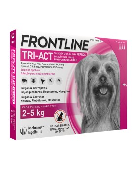 FRONTLINE Tri-Act 2-5 kg 3 Pipetas