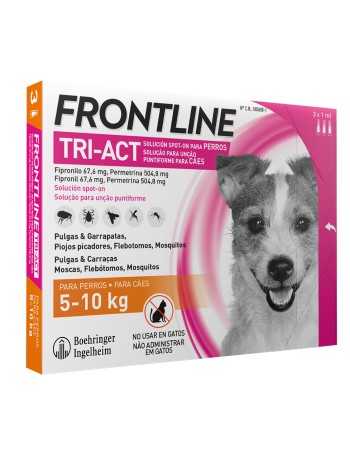 FRONTLINE Tri-Act 5-10 kg 3 Pipetas