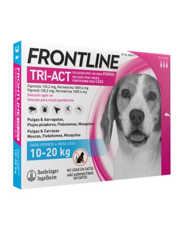 FRONTLINE Tri-Act 10-20 kg 3 Pipetas