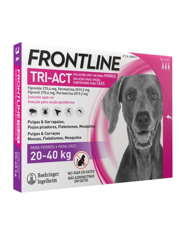 FRONTLINE Tri-Act 20-40 kg 3 Pipetas