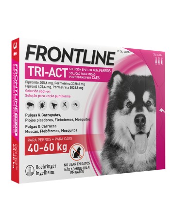 FRONTLINE Tri-Act 40-60 kg 3 Pipetas