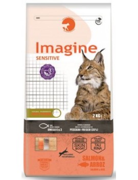 IMAGINE Cat Sensitive Salmon 2 kg comida para gatos