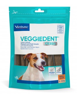 VIRBAC Veggiedent Fresh S  Perros pequeños de 5 a 10 kg