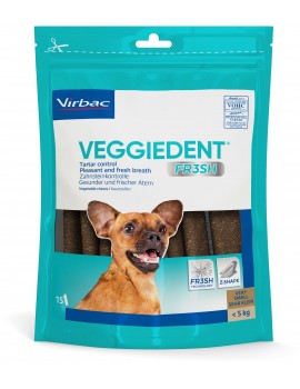 VIRBAC Veggiedent Fresh XS  Perros pequeños hasta 5 kg