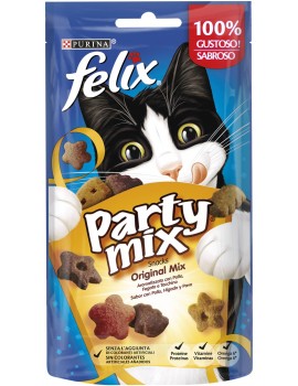 FELIX Party Mix Original Pollo, Hígado y Pavo 60g