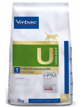 VIRBAC Hpm Gato U2 urology dissolution & prevention estruvita 3 kg