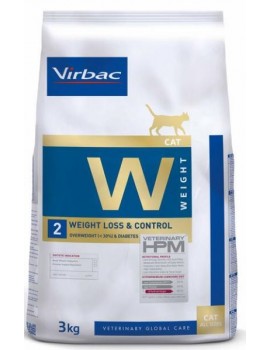 VIRBAC Veterinary HPM Gato W2 Weight Loss & Control 3kg