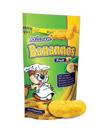 NOVOPET Drops Snack Roedores Plátano75g