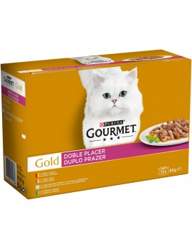 GOURMET Gold Doble Placer Pack Surtido 12x85g