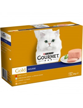 GOURMET Gold Mousse Pack Surtido 12x85g